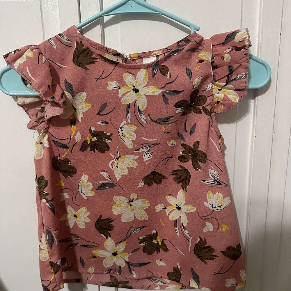 Bundle of 2 Tops SHEIN Girls 8Y Floral Blouse